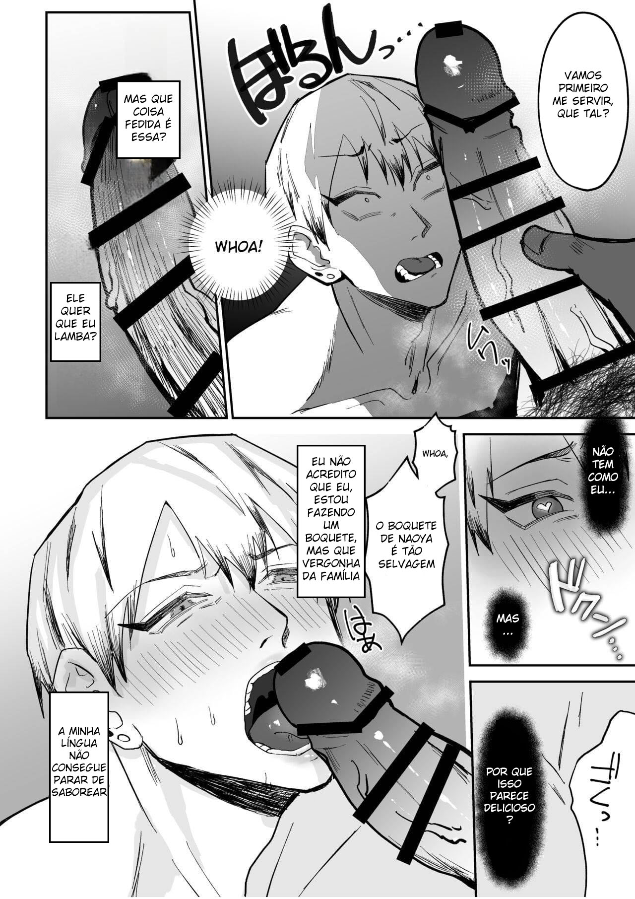 A História de Naoya, Que Cai Em Tentação Para O Tiozão da Hipnose - Página 12