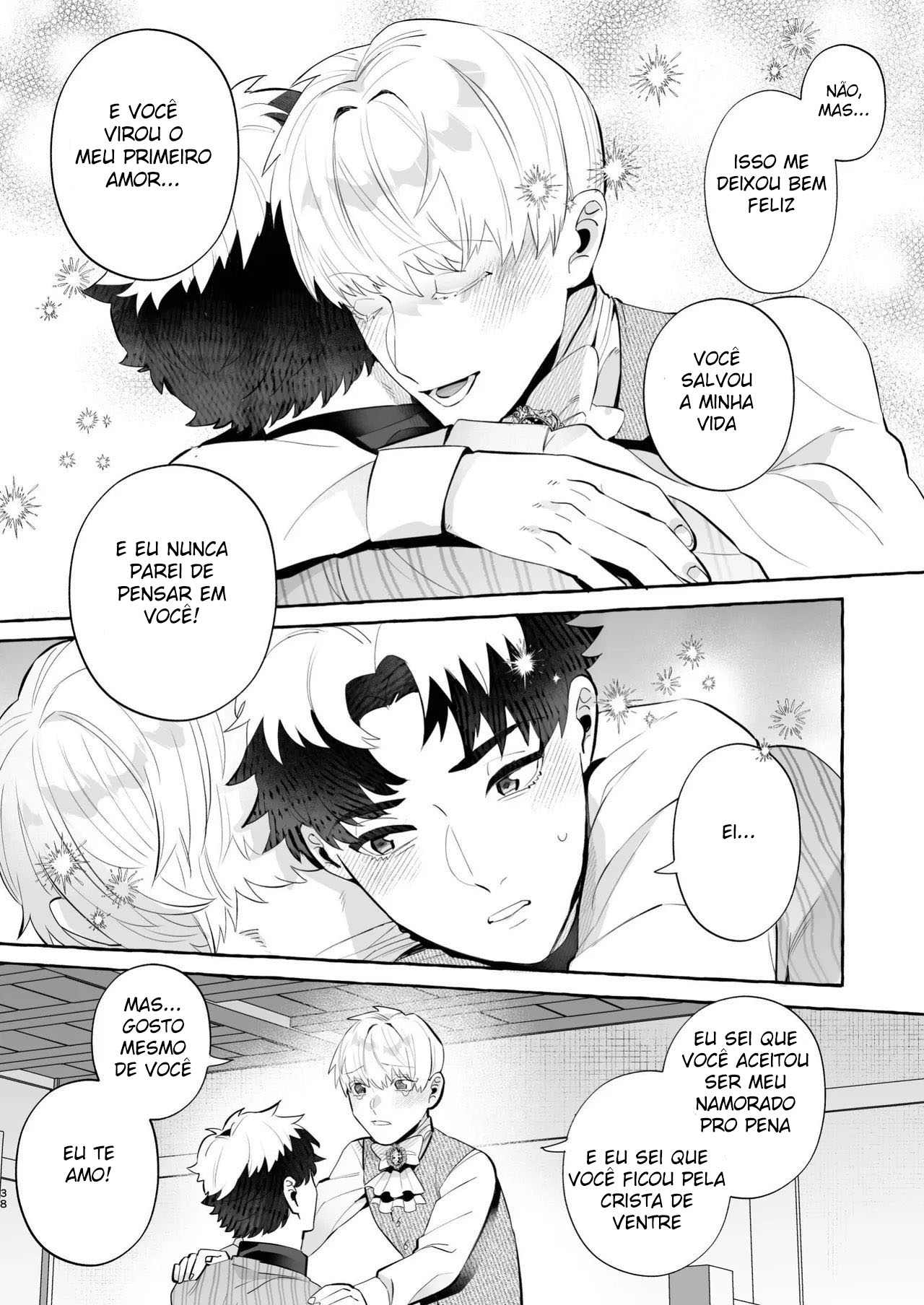 De Jeito Nenhum Eu Me Apaixonaria Por Uma Crista de Ventre ~Nunca Ouvi Falar de Um Mago Dispensado Que Se Tornou Um Yandere!~ - Página 38