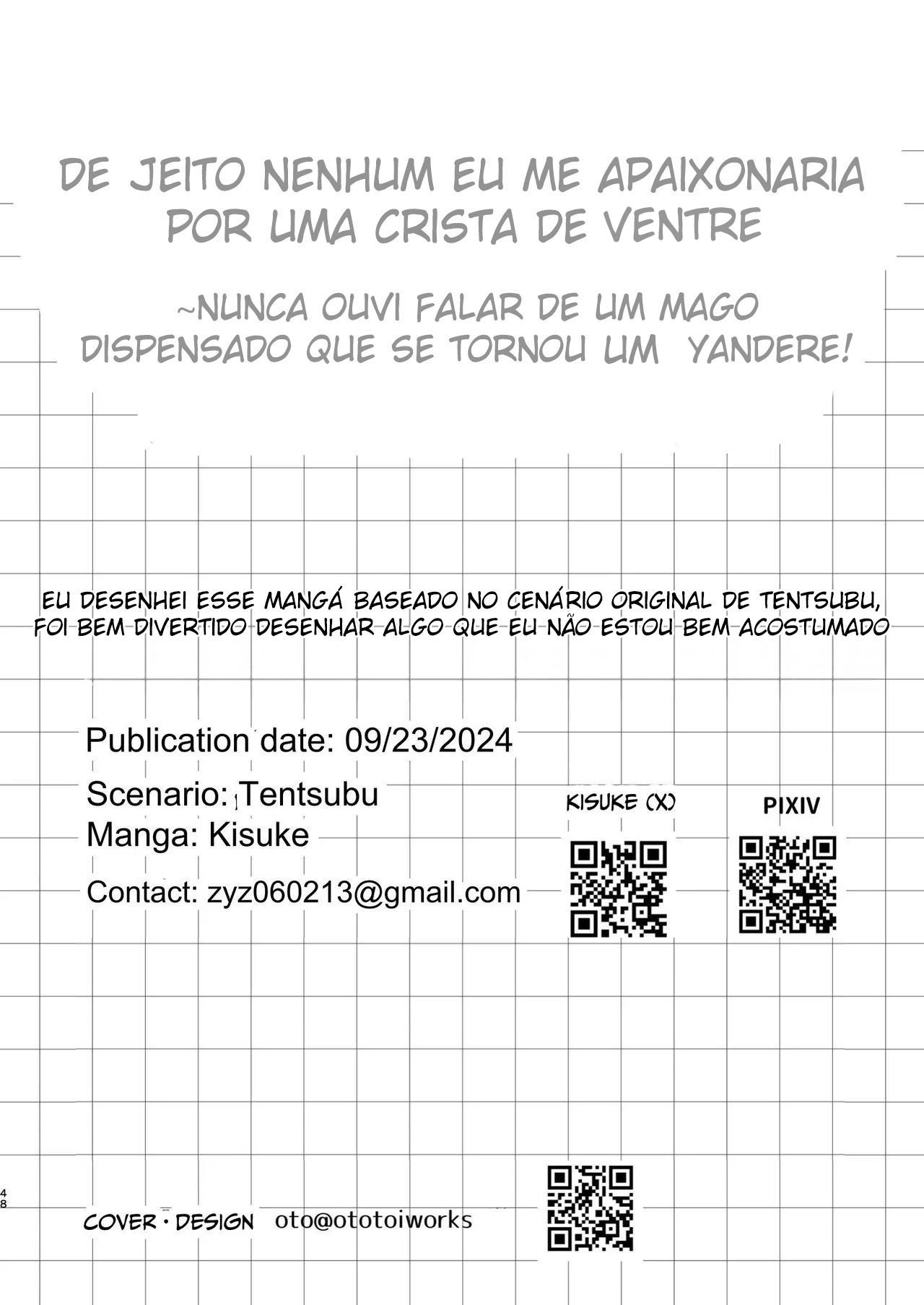 De Jeito Nenhum Eu Me Apaixonaria Por Uma Crista de Ventre ~Nunca Ouvi Falar de Um Mago Dispensado Que Se Tornou Um Yandere!~ - Página 48