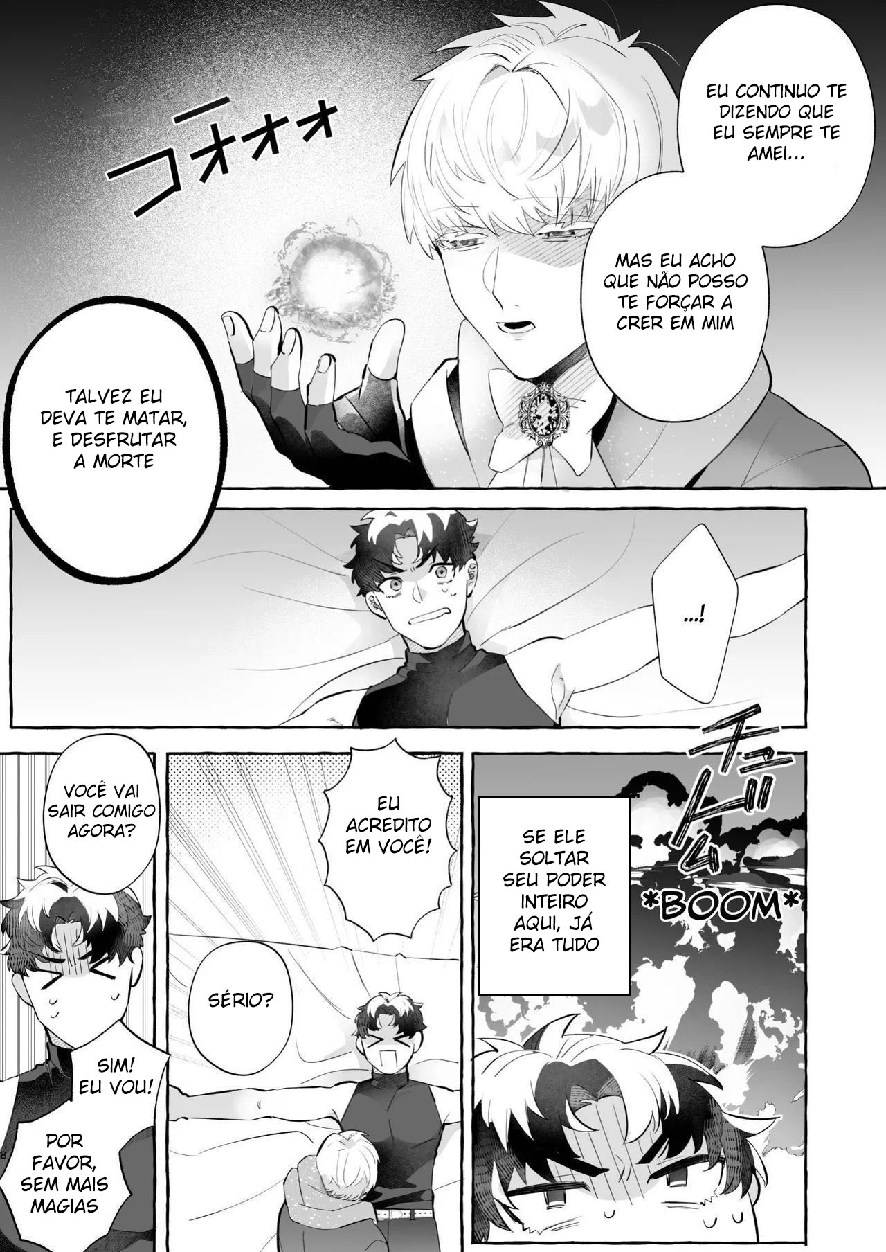 De Jeito Nenhum Eu Me Apaixonaria Por Uma Crista de Ventre ~Nunca Ouvi Falar de Um Mago Dispensado Que Se Tornou Um Yandere!~ - Página 8