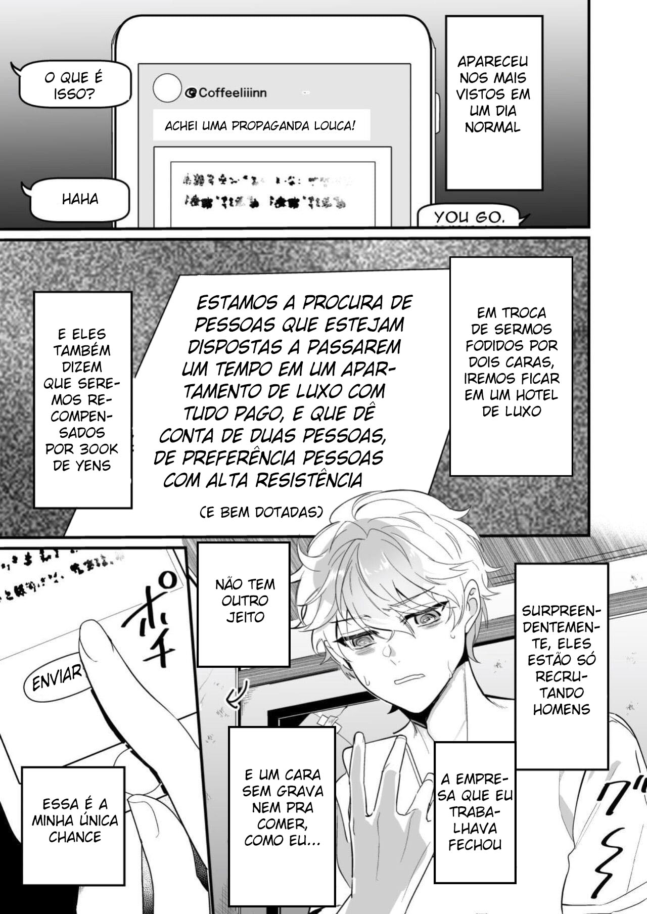 Dois Caras Safados Sugaram Minha Porra - Página 3
