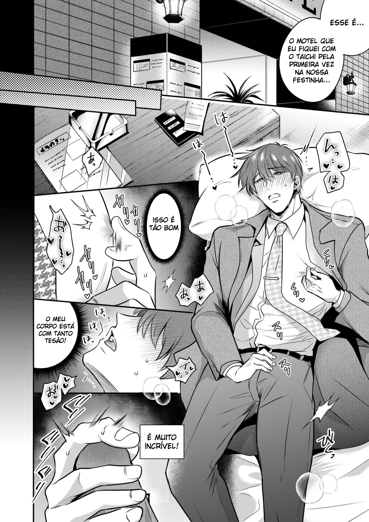 Encontro de Homens Assalariados Em Um Motel 7 ~ Acabando com A Mente Do Meu Kouhai ~ - Página 26