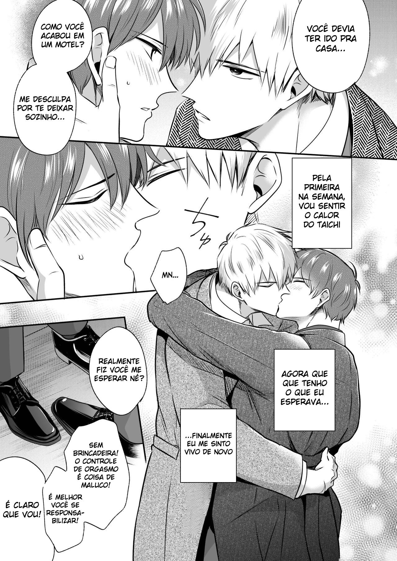 Encontro de Homens Assalariados Em Um Motel 7 ~ Acabando com A Mente Do Meu Kouhai ~ - Página 31