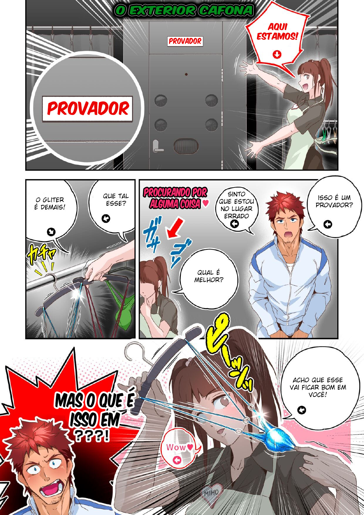 Glory Hole no Provador – Alvo:Professor de Educação Física - Página 10