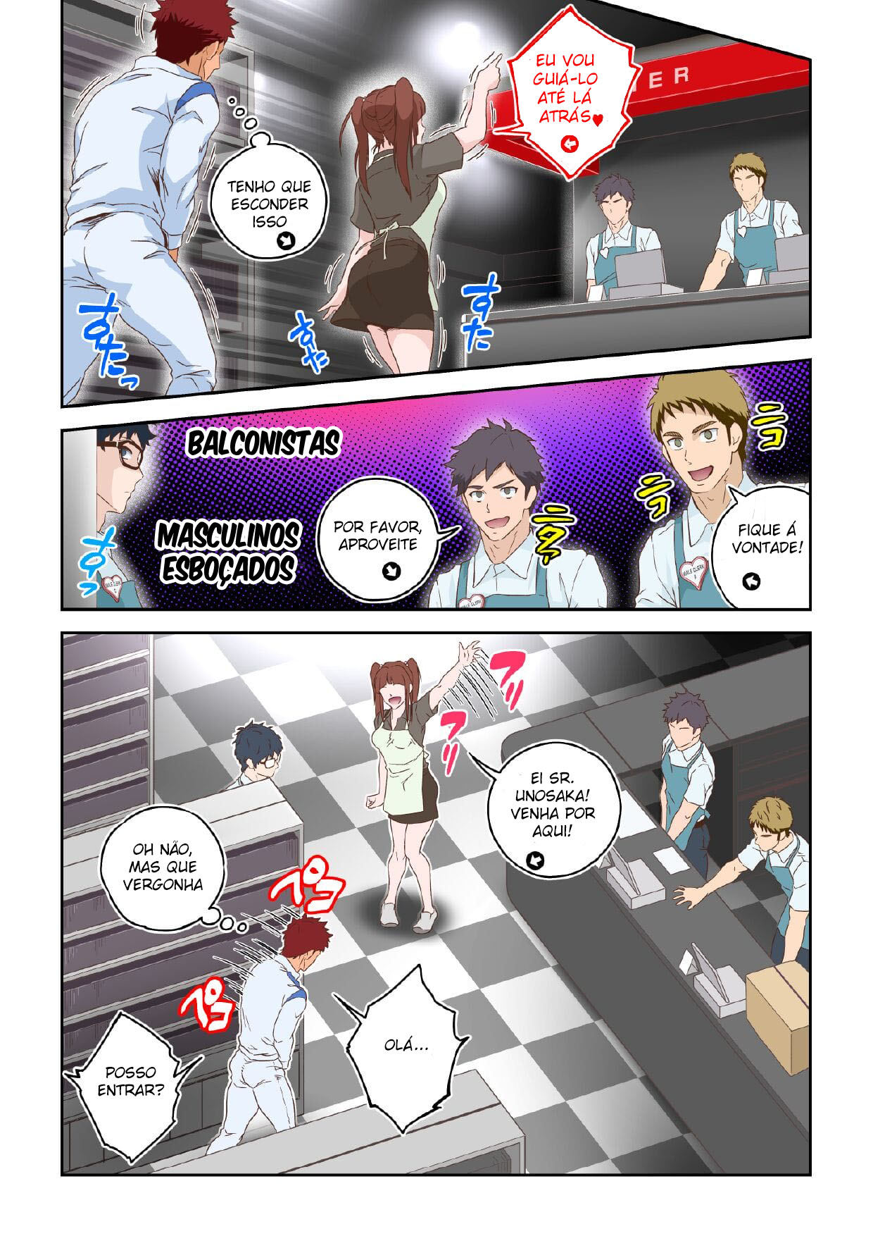 Glory Hole no Provador – Alvo:Professor de Educação Física - Página 9