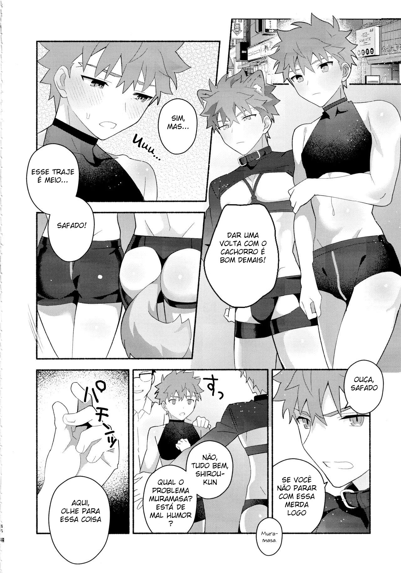 Hipnotizando Shirou Emiya e Senji Muramasa - Página 44