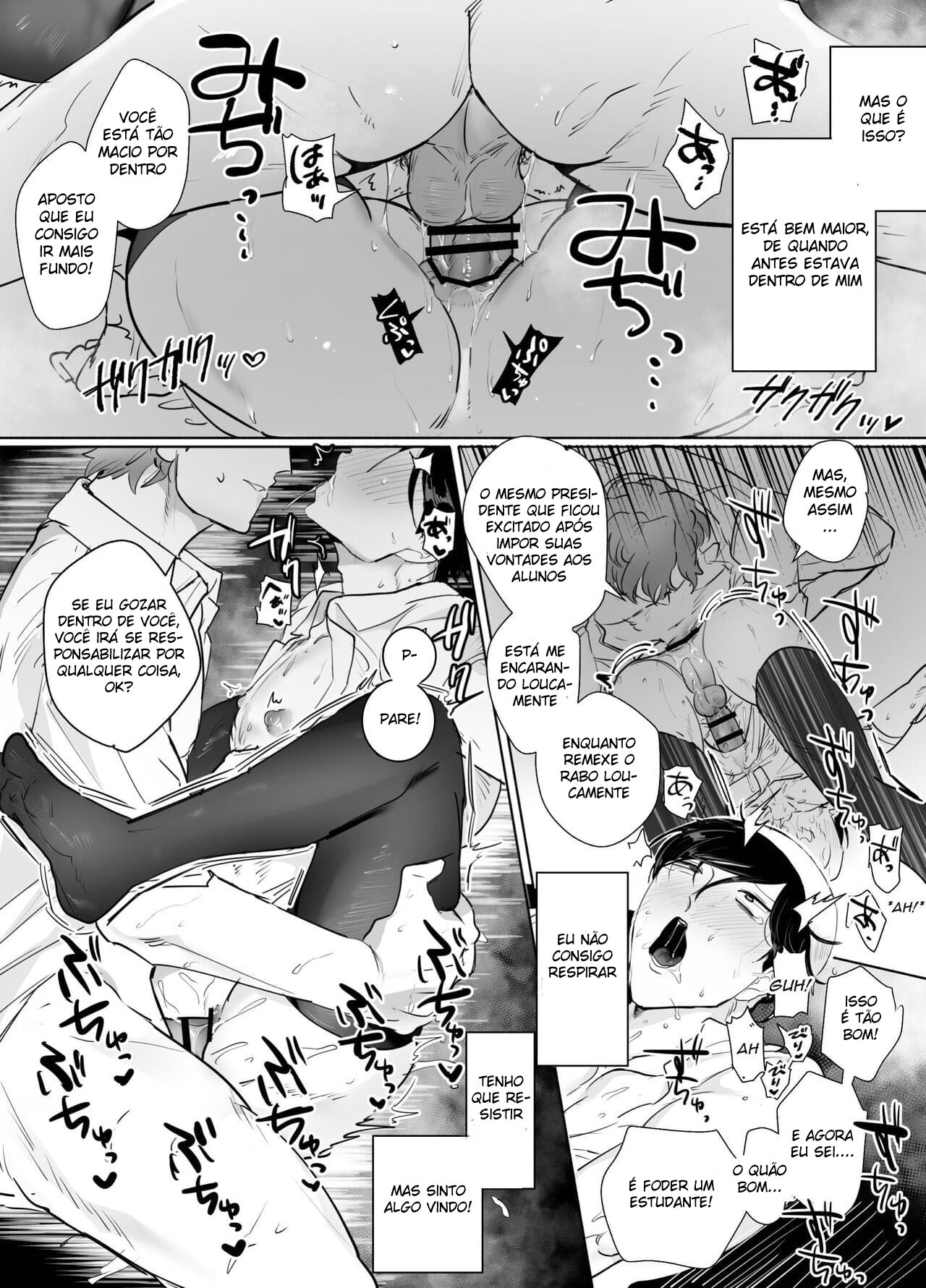 Keiichirou Se Veste de Cosplay de Enfermeira para um Professor Pervertido na Sala do Conselho Estudantil! - Página 23