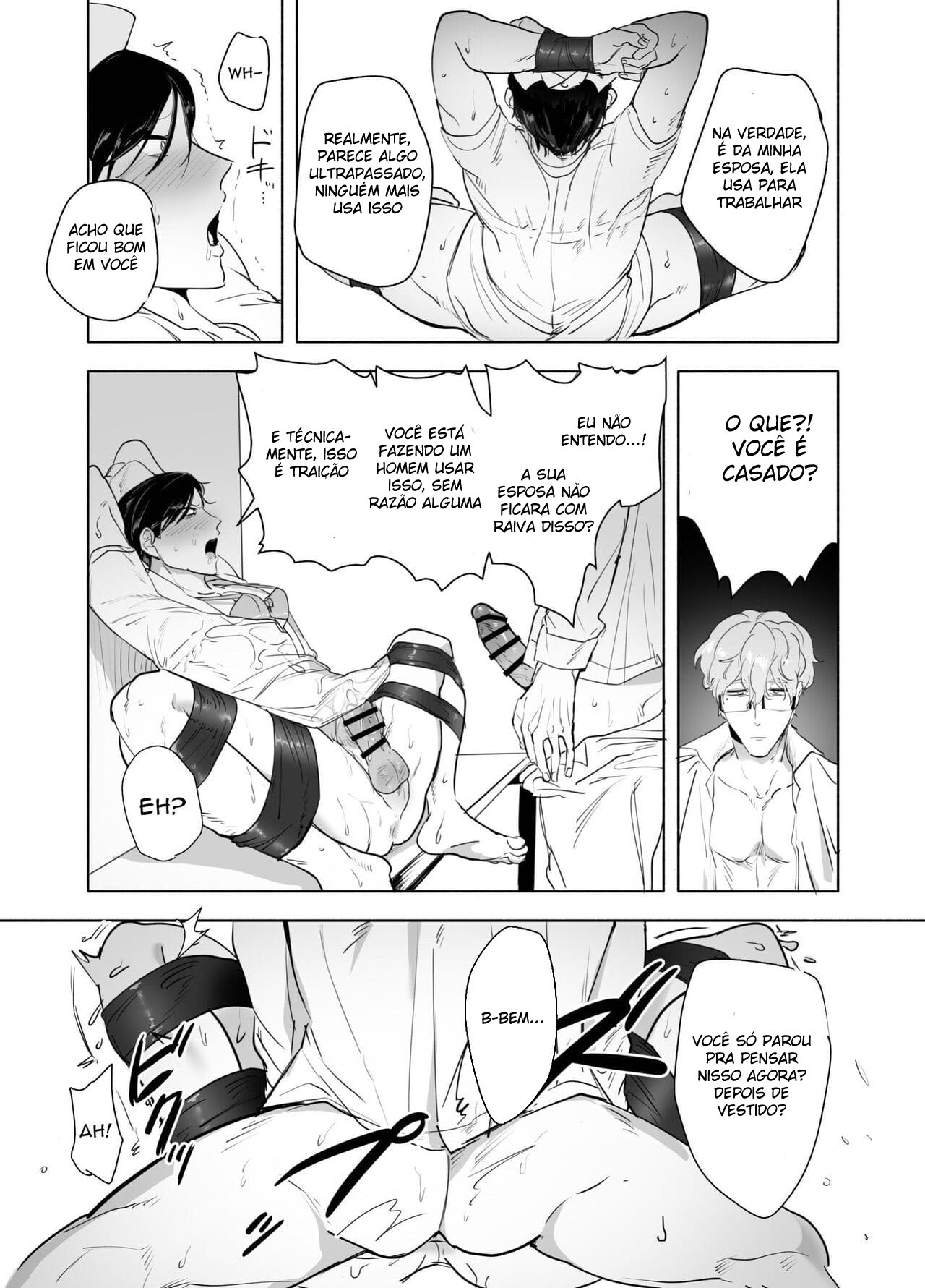 Keiichirou Se Veste de Cosplay de Enfermeira para um Professor Pervertido na Sala do Conselho Estudantil! - Página 30