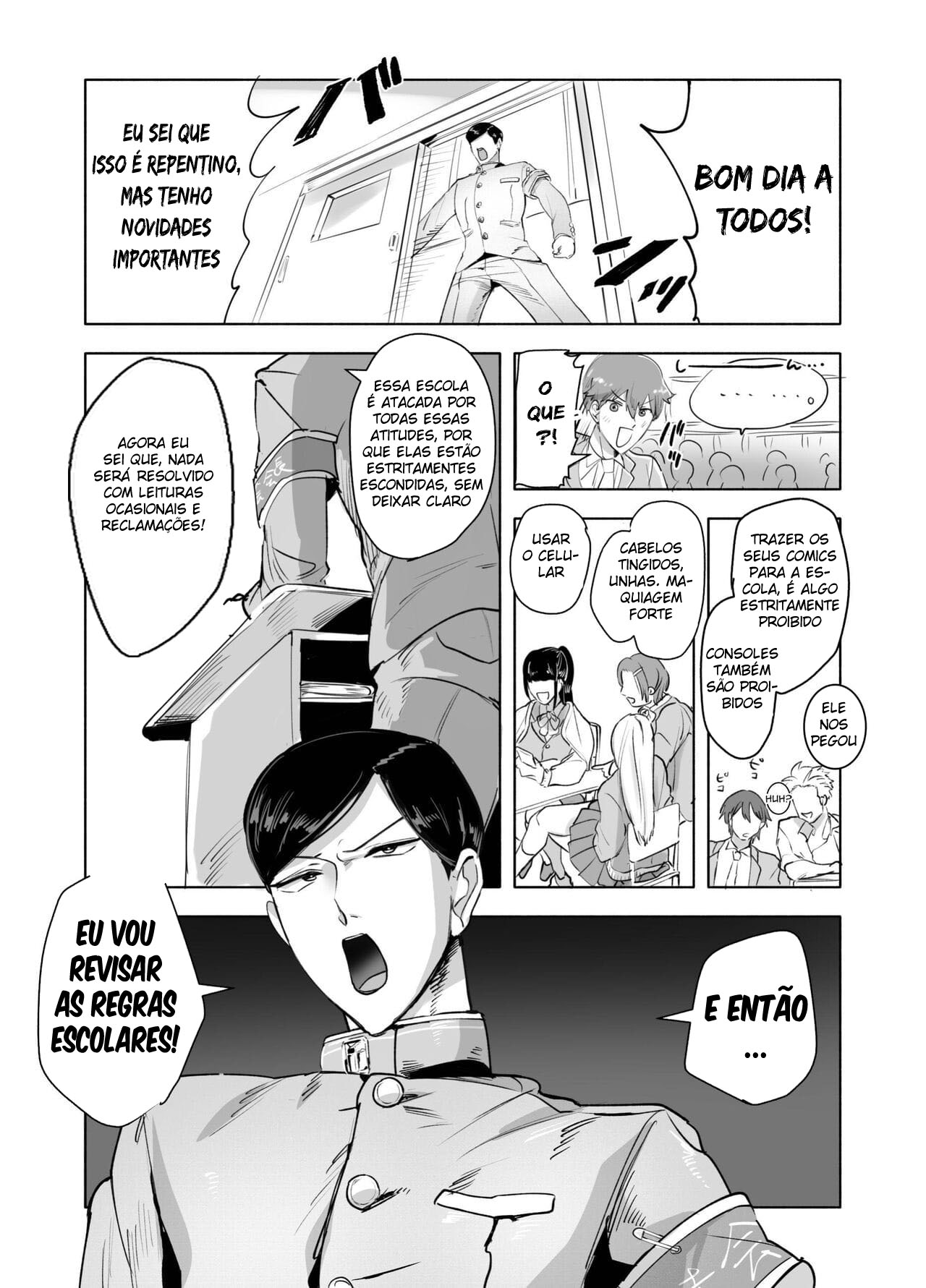 Keiichirou Se Veste de Cosplay de Enfermeira para um Professor Pervertido na Sala do Conselho Estudantil! - Página 4