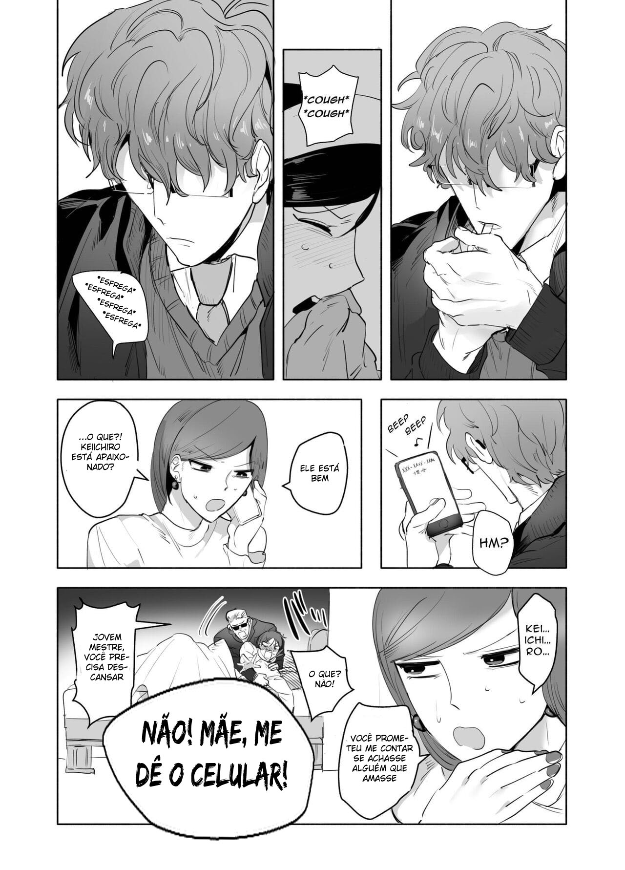 Keiichirou Se Veste de Cosplay de Enfermeira para um Professor Pervertido na Sala do Conselho Estudantil! - Página 43