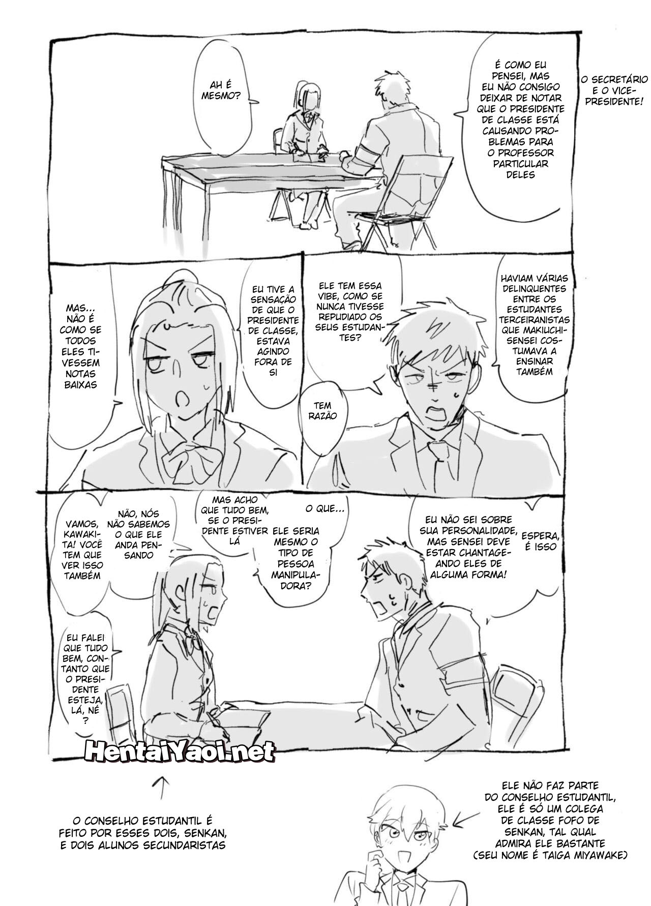 Keiichirou Se Veste de Cosplay de Enfermeira para um Professor Pervertido na Sala do Conselho Estudantil! - Página 49