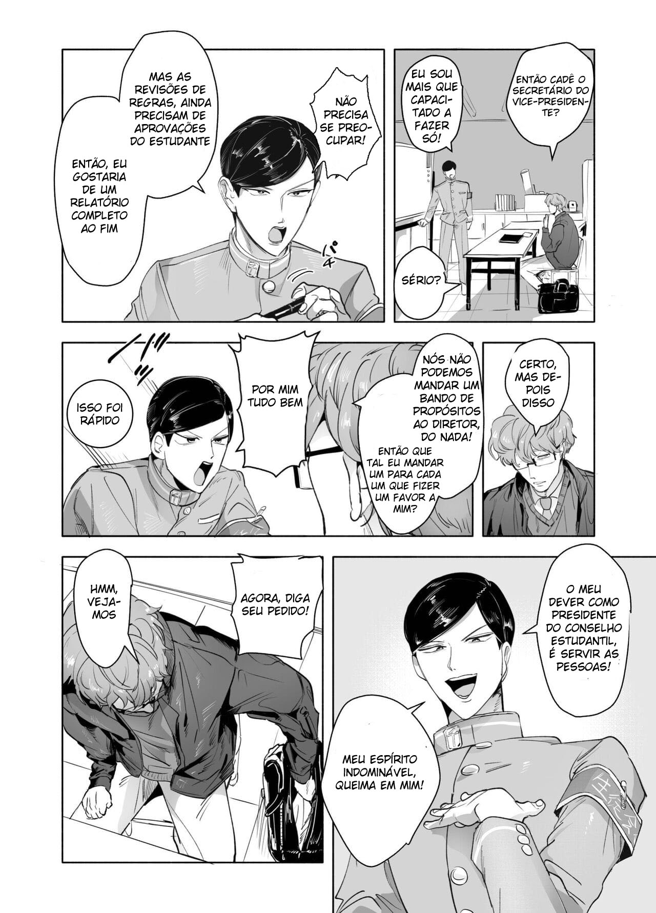 Keiichirou Se Veste de Cosplay de Enfermeira para um Professor Pervertido na Sala do Conselho Estudantil! - Página 7