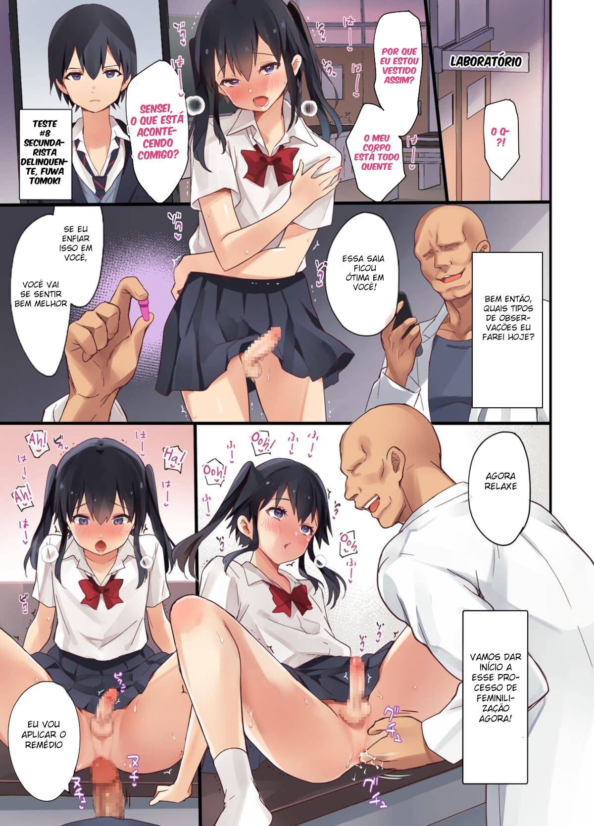 Mesu-ka Jikken ~Kenzen Shounen Mesu Ochi Kiroku~ - Página 2