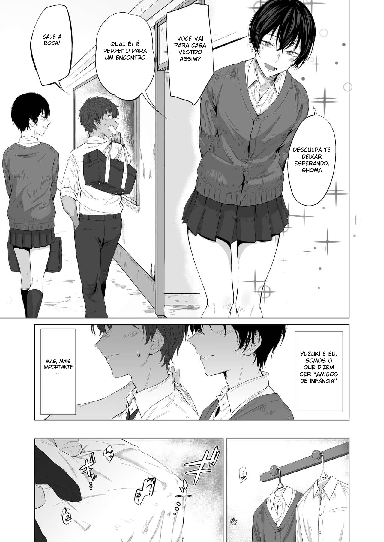 Meu Amigo de Infância me Fez Fazer Cross-dress e Femgasm com Seu Pau Grosso - Página 4