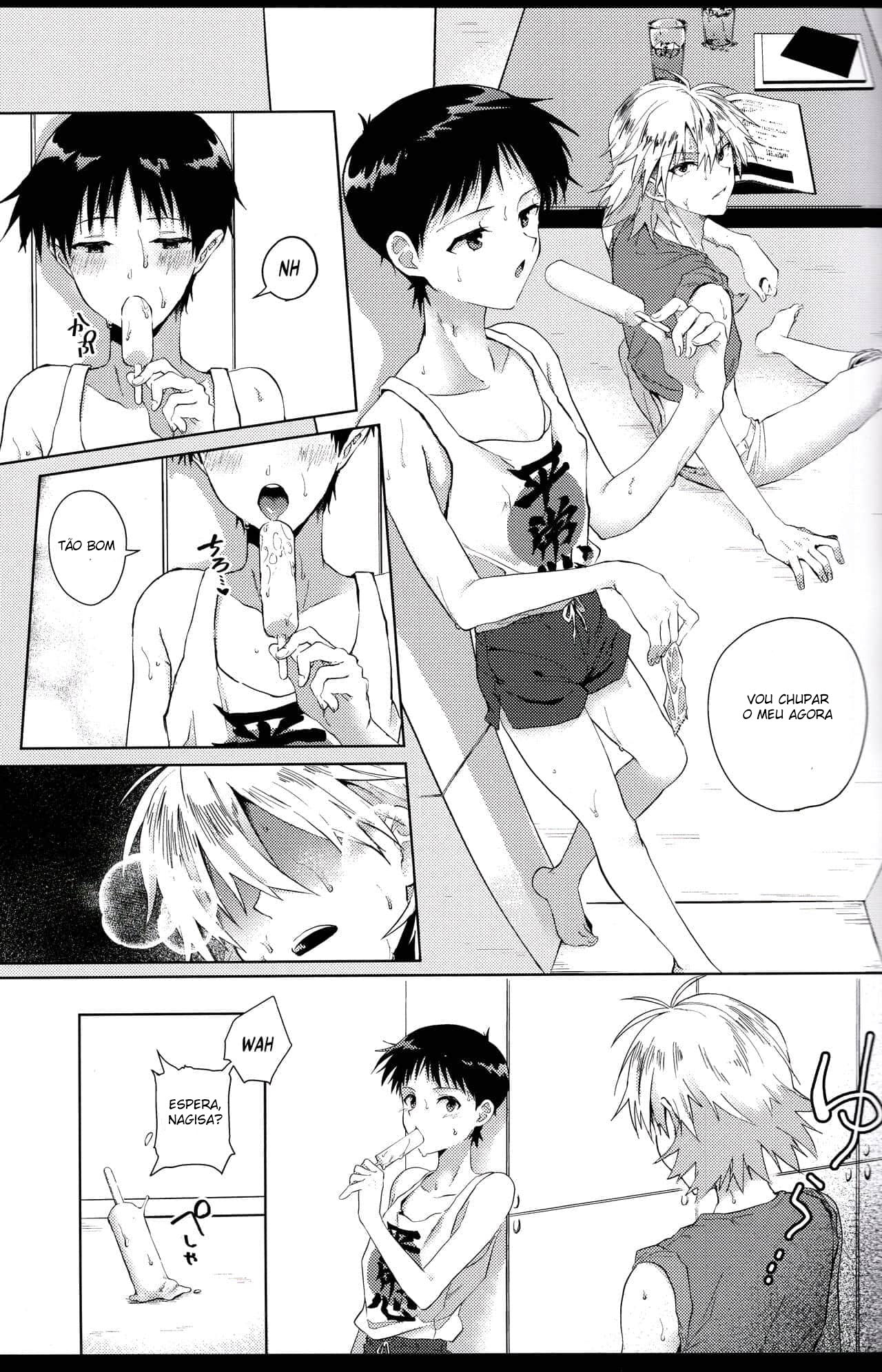 Nagisa Quer Que Shinji Entenda Seu Amor Louco! - Página 8