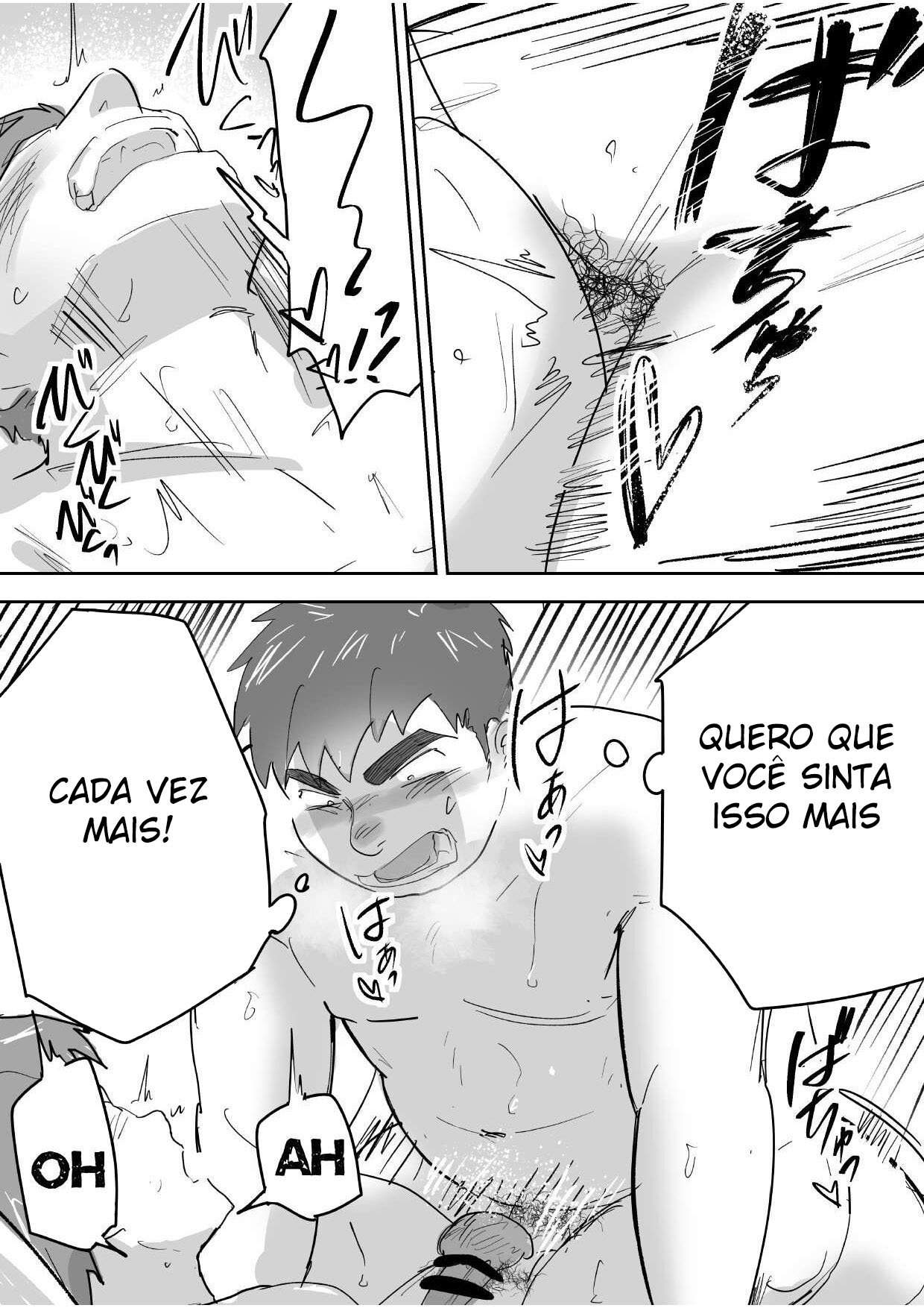 O Primeiro Sexo de um Garoto Virgem, Gordinho e Ingênuo - Página 32