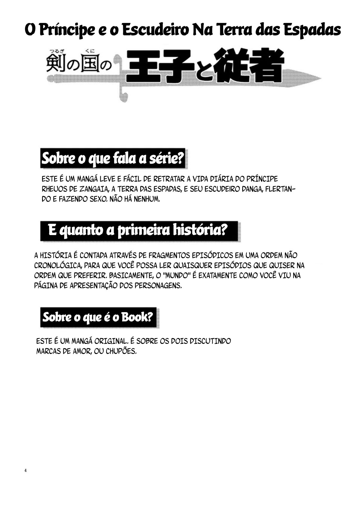 O Príncipe e o Escudeiro Na Terra das Espadas - Página 3