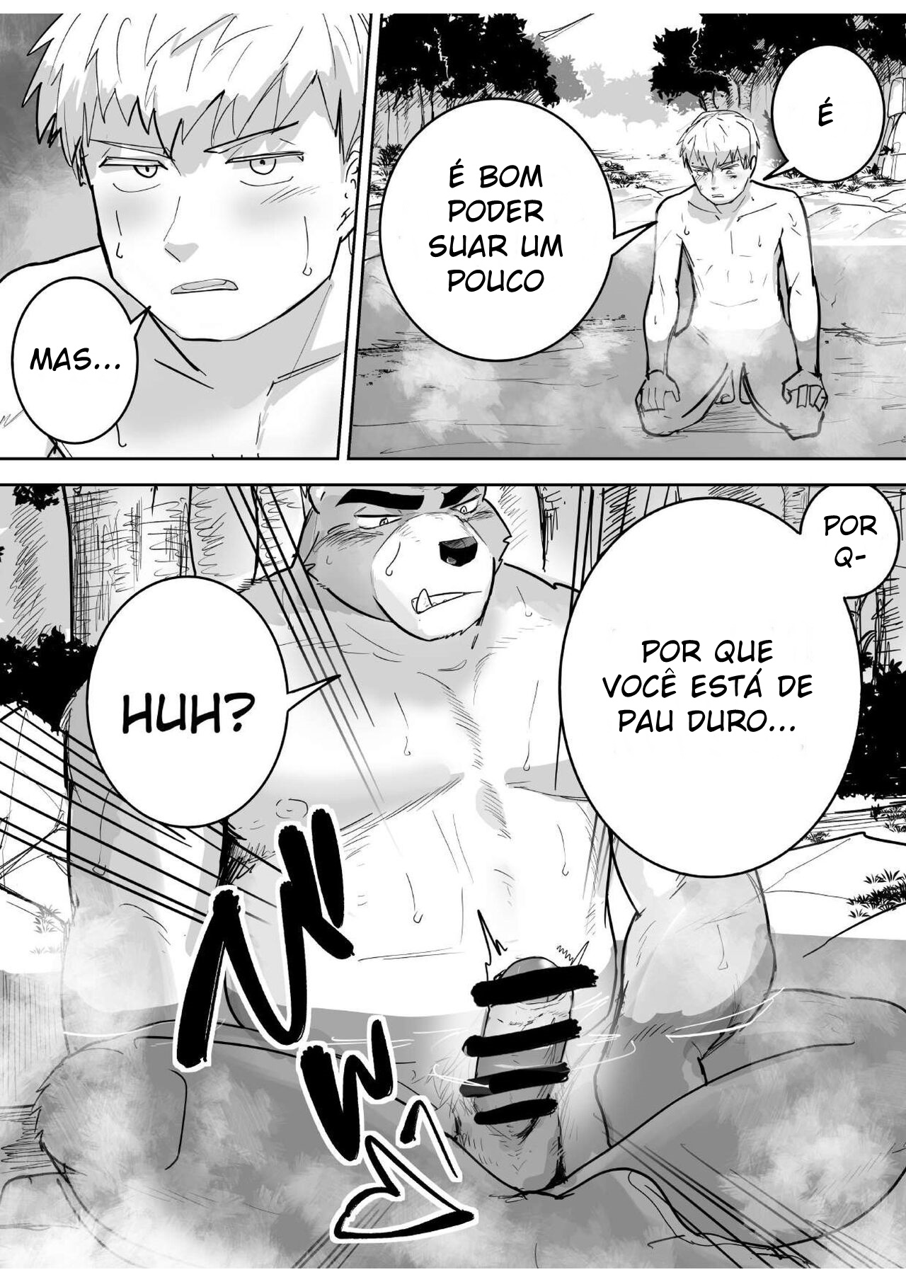 Pelado Com o Parceiro – Fera Desengonçada nas Fontes Termais - Página 3