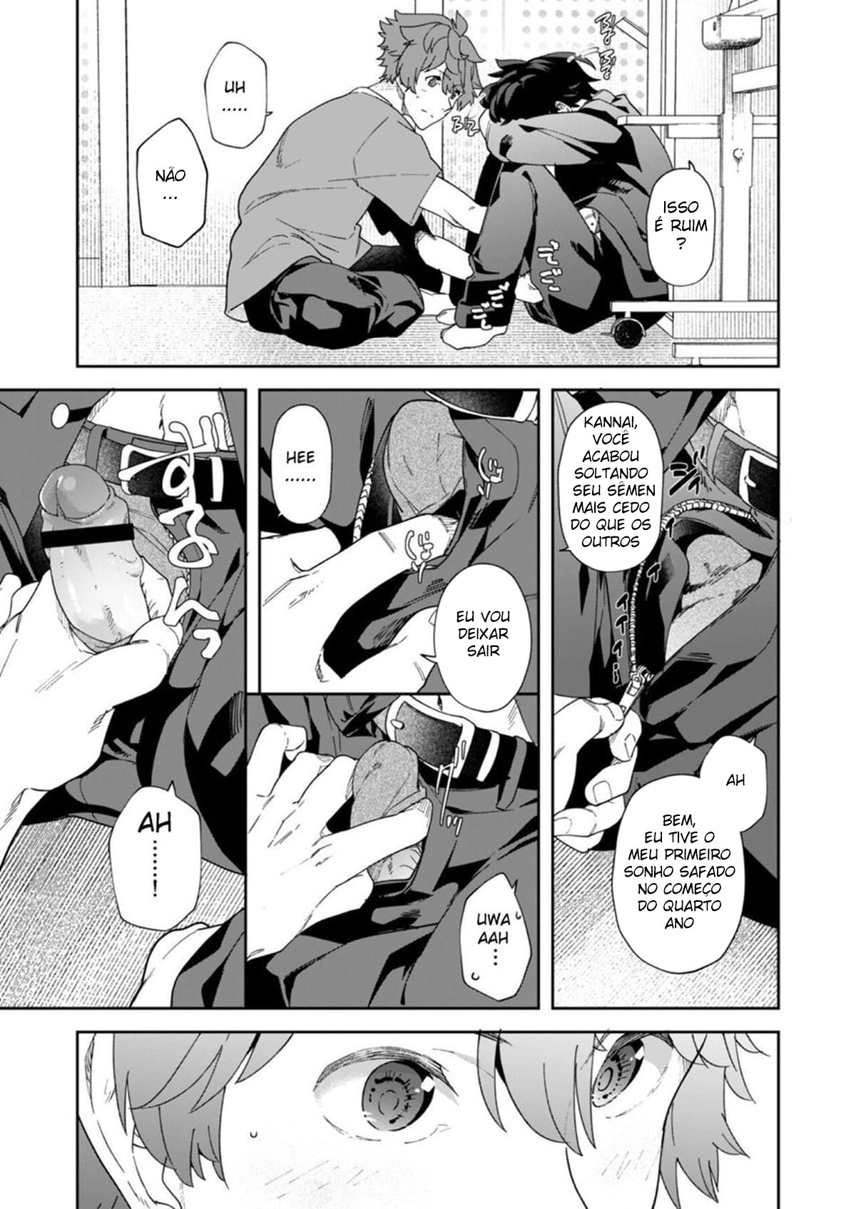 Rádio dos Juvenis!! Gerente de operações Oneman Mugi-kun e o novato Kannai-kun - Página 33