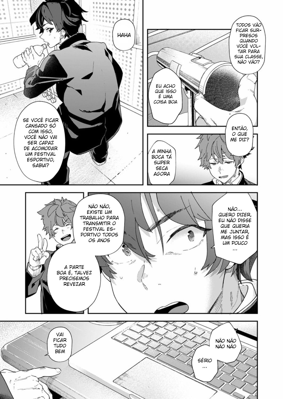 Rádio dos Juvenis!! Gerente de operações Oneman Mugi-kun e o novato Kannai-kun - Página 65