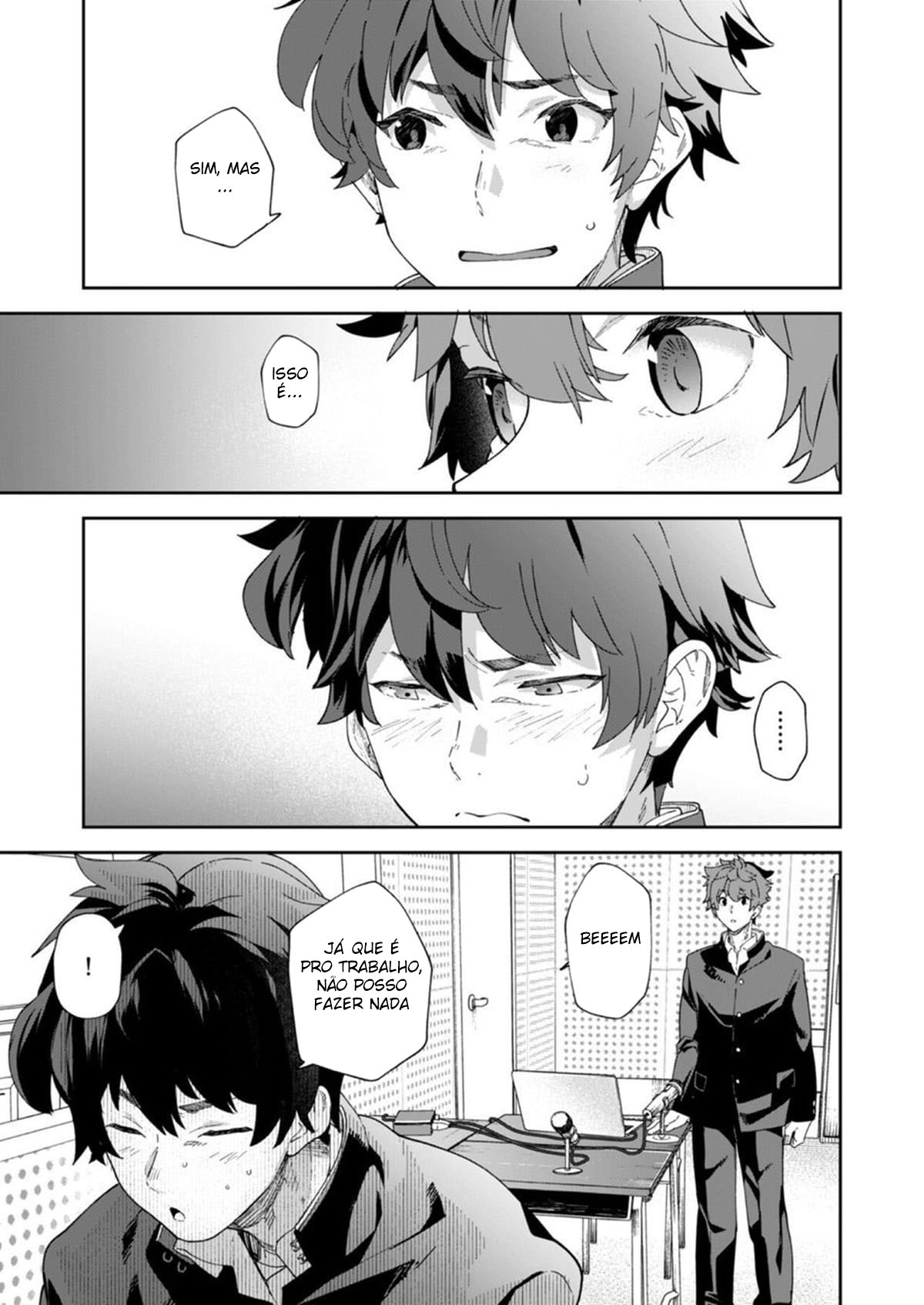 Rádio dos Juvenis!! Gerente de operações Oneman Mugi-kun e o novato Kannai-kun - Página 67