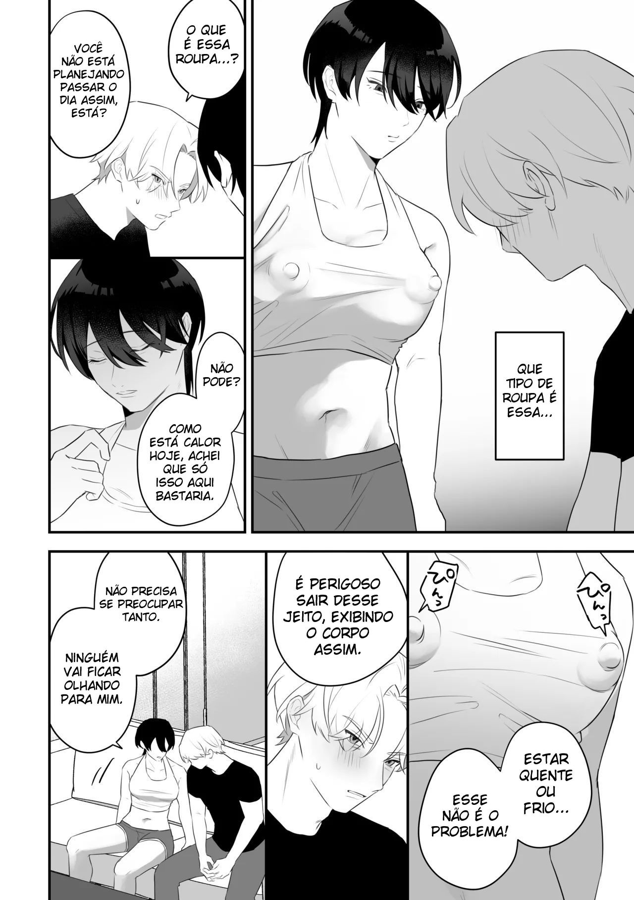 A Sedução do Irmão de Seios Femininos ~ Uma Semana Fazendo Muito Sexo Escondido da Família Com o Irmão Que Voltou para Casa ~ - Página 41