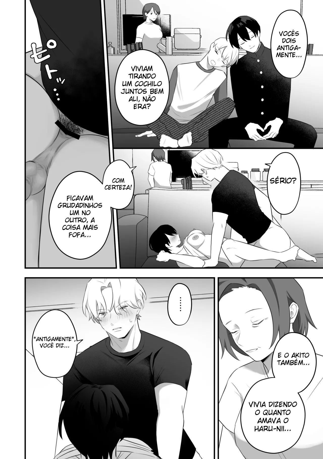 A Sedução do Irmão de Seios Femininos ~ Uma Semana Fazendo Muito Sexo Escondido da Família Com o Irmão Que Voltou para Casa ~ - Página 51