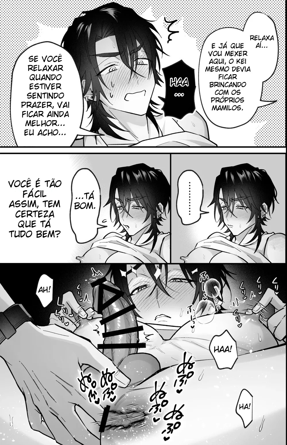 O Incidente Em Que Um Cara Peitudo é Feminizado - Página 35