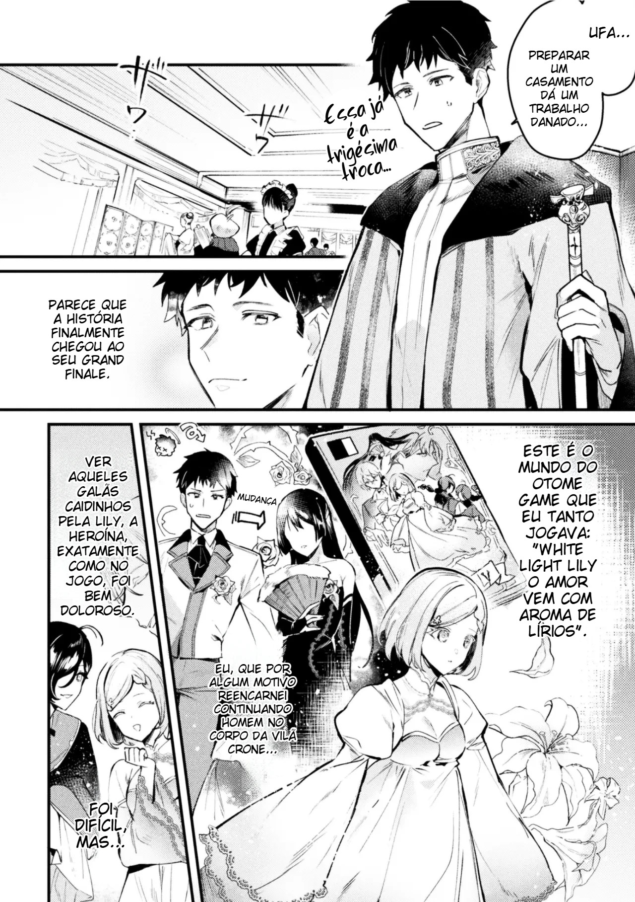 Reencarnado Como Um Herdeiro Vilão: O Verdadeiro Fim ~ Até Eu Fazer Todos os Personagens do Meu Jogo Otome Favorito Caírem Aos Meus Pés ~ 1 - Página 4